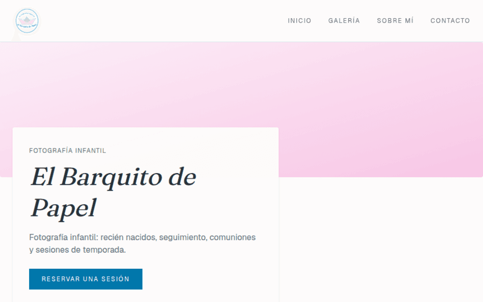Captura del proyecto El Barquito de Papel